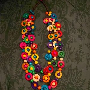 Vintage Pop of Color Necklace